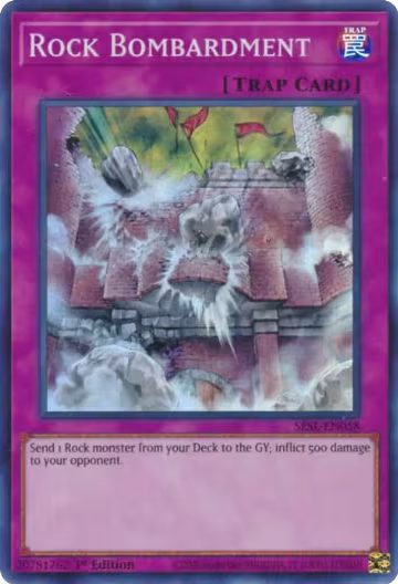 Rock Bombardment (SESL-EN058), Secret Slayers — Yu-Gi-Oh! card price