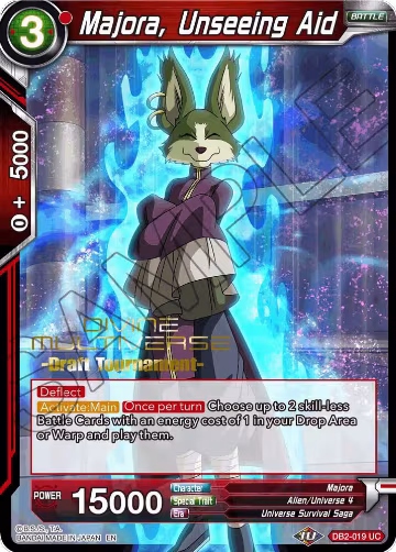 Majora, Unseeing Aid (Divine Multiverse Draft Tournament) (DB2-019), Tournament Promotion Cards — DB Super card price