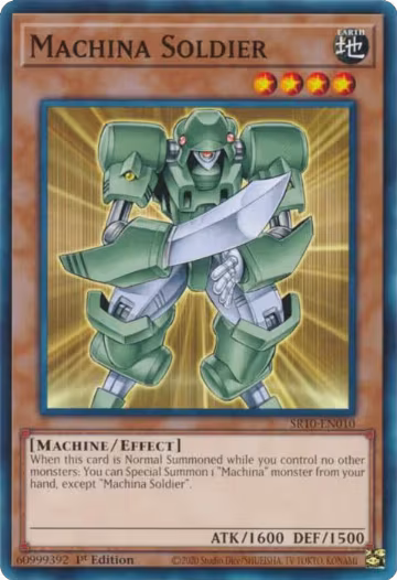 Machina Soldier (SR10-EN010), Structure Deck: Mechanized Madness — Yu-Gi-Oh! card price