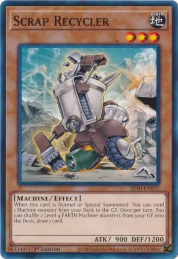 Scrap Recycler (SR10-EN017), Structure Deck: Mechanized Madness — Yu-Gi-Oh! card price