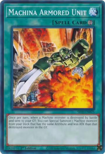Machina Armored Unit (SR10-EN025), Structure Deck: Mechanized Madness — Yu-Gi-Oh! card price