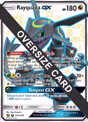 Rayquaza GX - 177a/168 (177a/168), Jumbo Cards — Pokémon card price