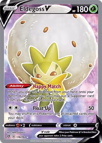 Eldegoss V (Full Art) (176/192), Rebel Clash — Pokémon card price