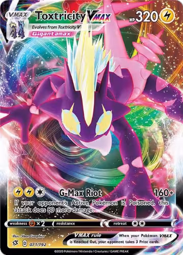 Toxtricity VMAX (071/192), Rebel Clash — Pokémon card price