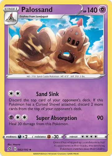 Palossand (082/192), Rebel Clash — Pokémon card price