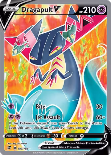 Dragapult V (Full Art) (183/192), Rebel Clash — Pokémon card price