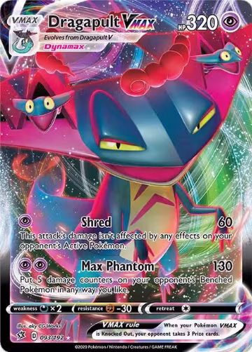 Dragapult VMAX (093/192), Rebel Clash — Pokémon card price