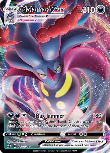 Malamar VMAX (122/192), Rebel Clash — Pokémon card price