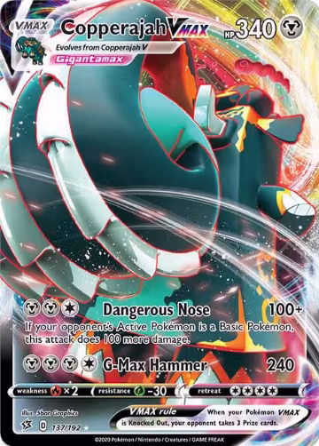Copperajah VMAX (137/192), Rebel Clash — Pokémon card price