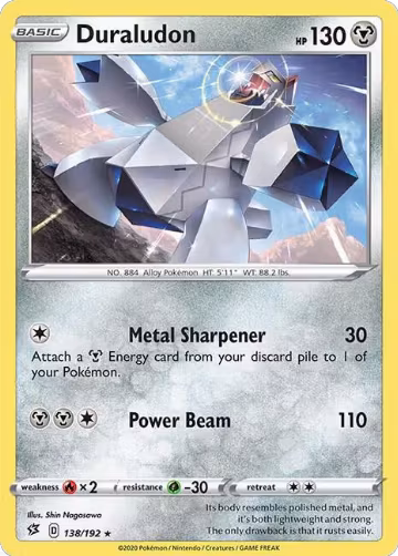 Duraludon (138/192), Rebel Clash — Pokémon card price