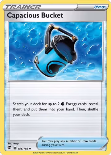 Capacious Bucket (156/192), Rebel Clash — Pokémon card price