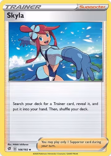 Skyla (166/192), Rebel Clash — Pokémon card price