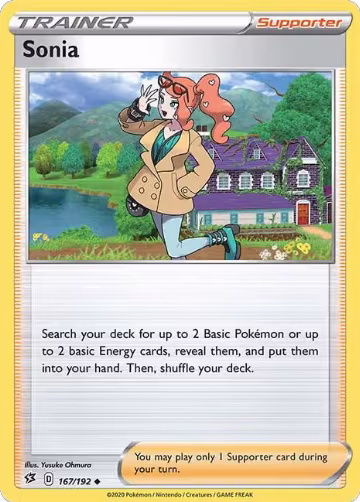 Sonia (167/192), Rebel Clash — Pokémon card price