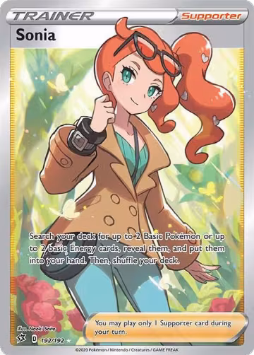 Sonia (Full Art) (192/192), Rebel Clash — Pokémon card price