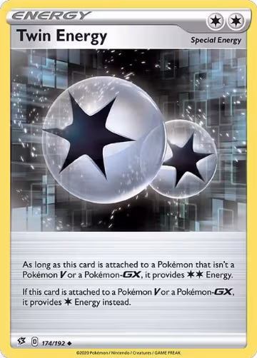 Twin Energy (174/192), Rebel Clash — Pokémon card price