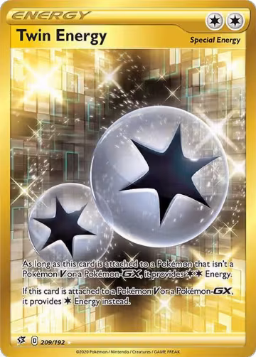 Twin Energy (Secret) (209/192), Rebel Clash — Pokémon card price