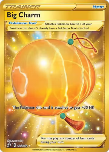 Big Charm (Secret) (206/192), Rebel Clash — Pokémon card price