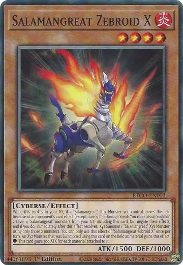 Salamangreat Zebroid X (ETCO-EN003), Eternity Code — Yu-Gi-Oh! card price