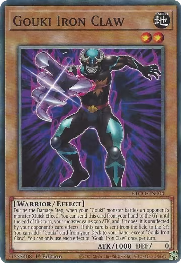 Gouki Iron Claw (ETCO-EN004), Eternity Code — Yu-Gi-Oh! card price