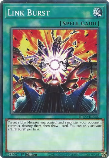 Link Burst (ETCO-EN058), Eternity Code — Yu-Gi-Oh! card price
