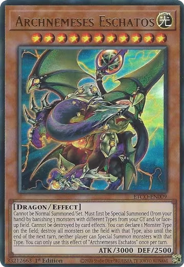 Archnemeses Eschatos (ETCO-EN009), Eternity Code — Yu-Gi-Oh! card price