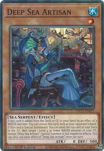 Deep Sea Artisan (ETCO-EN013), Eternity Code — Yu-Gi-Oh! card price