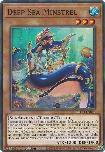 Deep Sea Minstrel (ETCO-EN015), Eternity Code — Yu-Gi-Oh! card price