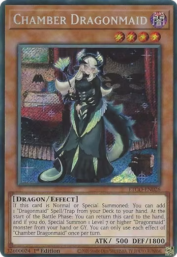 Chamber Dragonmaid (ETCO-EN026), Eternity Code — Yu-Gi-Oh! card price