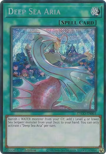 Deep Sea Aria (ETCO-EN061), Eternity Code — Yu-Gi-Oh! card price