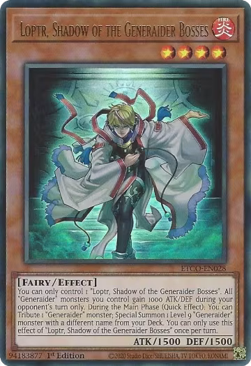 Loptr, Shadow of the Generaider Bosses (ETCO-EN028), Eternity Code — Yu-Gi-Oh! card price