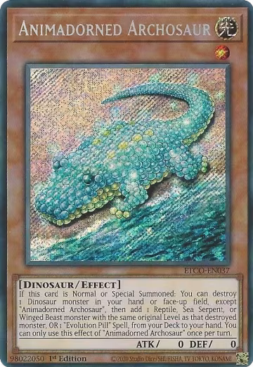 Animadorned Archosaur (ETCO-EN037), Eternity Code — Yu-Gi-Oh! card price