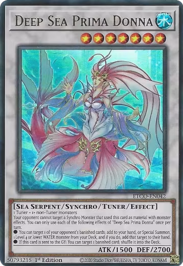Deep Sea Prima Donna (ETCO-EN042), Eternity Code — Yu-Gi-Oh! card price