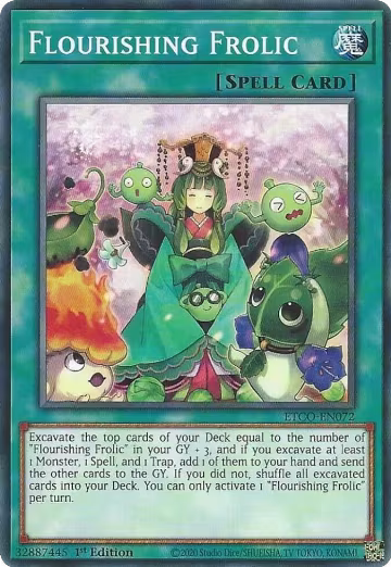 Flourishing Frolic (ETCO-EN072), Eternity Code — Yu-Gi-Oh! card price
