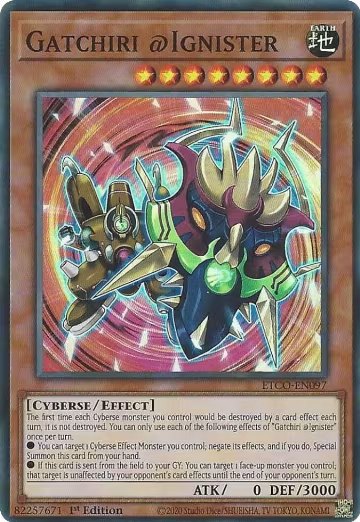 Gatchiri @Ignister (ETCO-EN097), Eternity Code — Yu-Gi-Oh! card price