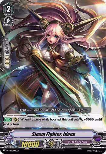 Steam Fighter, Idena (RRR Foil) (V-TD10/006EN), V-TD10: Chronojet — Vanguard card price