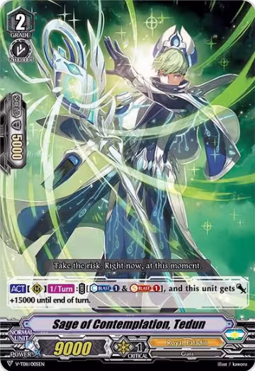 Sage of Contemplation, Tedun (V-TD11/005EN), V-TD11: Altmile — Vanguard card price
