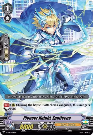 Pioneer Knight, Epaticcus (V-TD11/006EN), V-TD11: Altmile — Vanguard card price