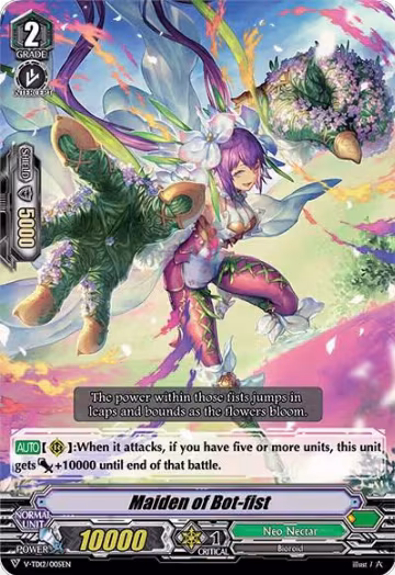 Maiden of Bot-fist (V-TD12/005EN), V-TD12: Ahsha — Vanguard card price
