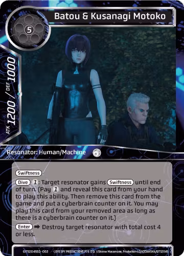 Batou & Kusanagi Motoko (GITS2045SD-002) — card price