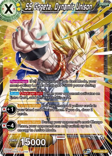 SS Gogeta, Dynamic Unison (BT10-095), Rise of the Unison Warrior — DB Super card price