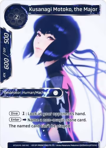 Kusanagi Motoko, the Major (Secret) (GITS2045-080), Ghost in the Shell SAC_2045 — Force of Will card price