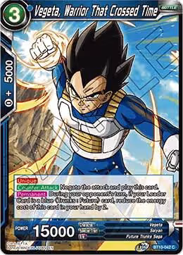 Vegeta, Warrior That Crossed Time (BT10-042), Rise of the Unison Warrior — DB Super card price
