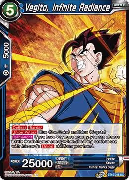 Vegito, Infinite Radiance (BT10-046), Rise of the Unison Warrior — DB Super card price