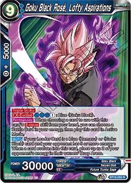 Goku Black Rose, Lofty Aspirations (BT10-050), Rise of the Unison Warrior — DB Super card price