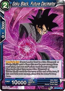 Goku Black, Future Decimator (BT10-051), Rise of the Unison Warrior — DB Super card price