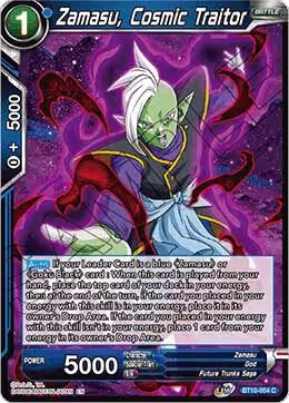 Zamasu, Cosmic Traitor (BT10-054), Rise of the Unison Warrior — DB Super card price