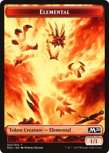 Elemental // Satyr Double-Sided Token (Challenger 2020) (7 // 9), Unique and Miscellaneous Promos — Magic card price