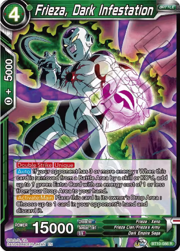 Frieza, Dark Infestation (BT10-086), Rise of the Unison Warrior — DB Super card price