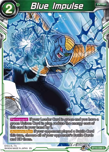 Blue Impulse (BT10-089), Rise of the Unison Warrior — DB Super card price