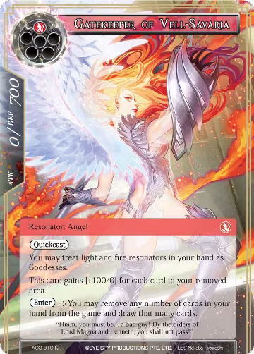 Gatekeeper of Vell-Savaria (AO3-019), Alice Origin III — Force of Will card price